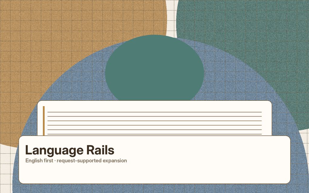 La Grande Commission の Language Rails 用の編集画像。