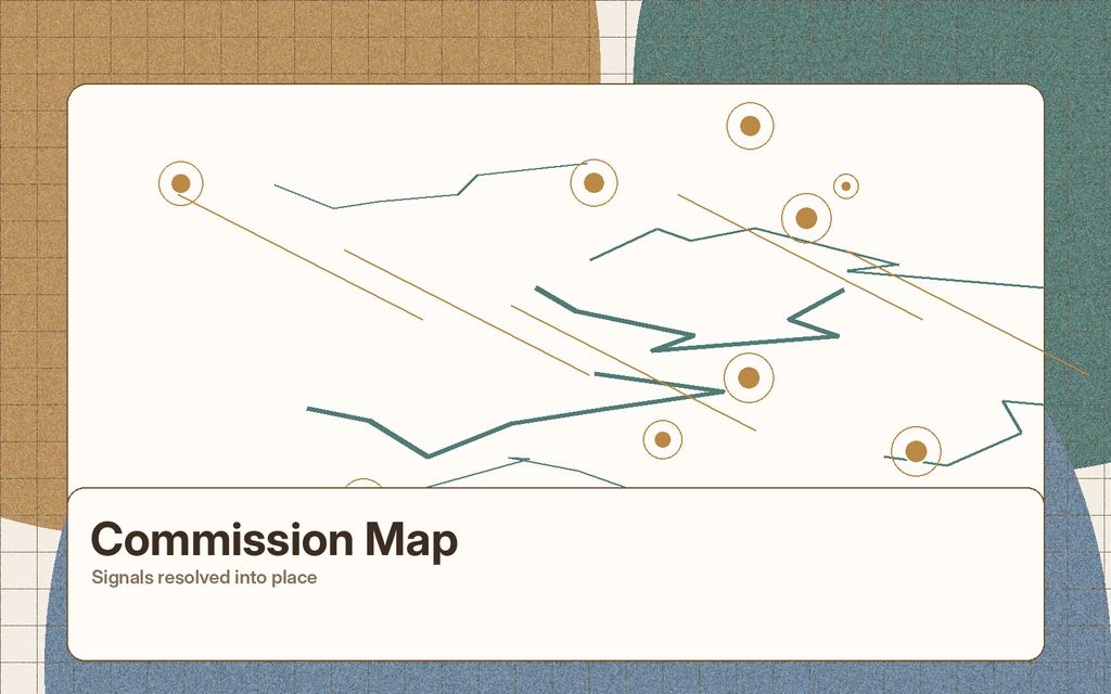 Image éditoriale pour commission map sur La Grande Commission.